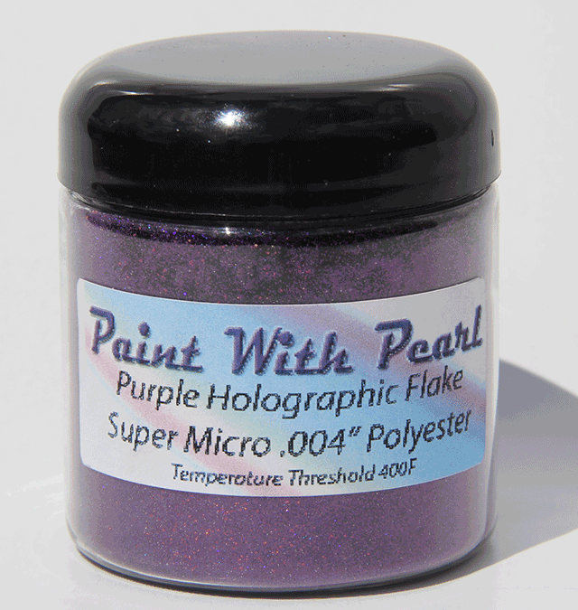 Purple Holographic Metal Flake - Chameleon Pearls